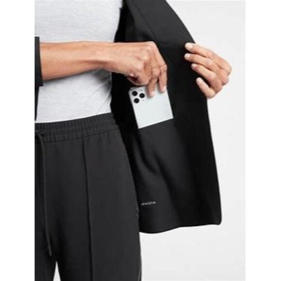 NWT Athleta Avenues Black Blazer Size 24 - Picture 4 of 7